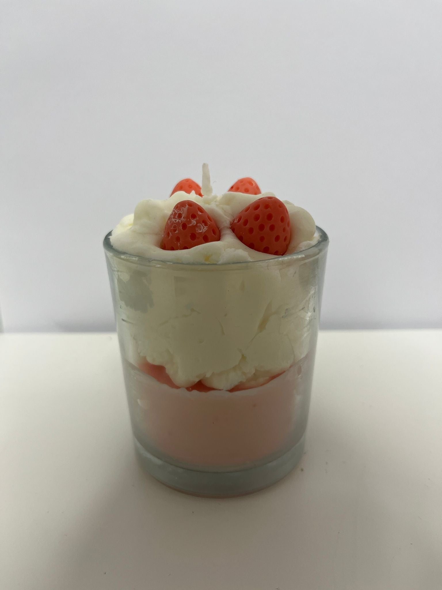 Vela aromática - fresas con nata