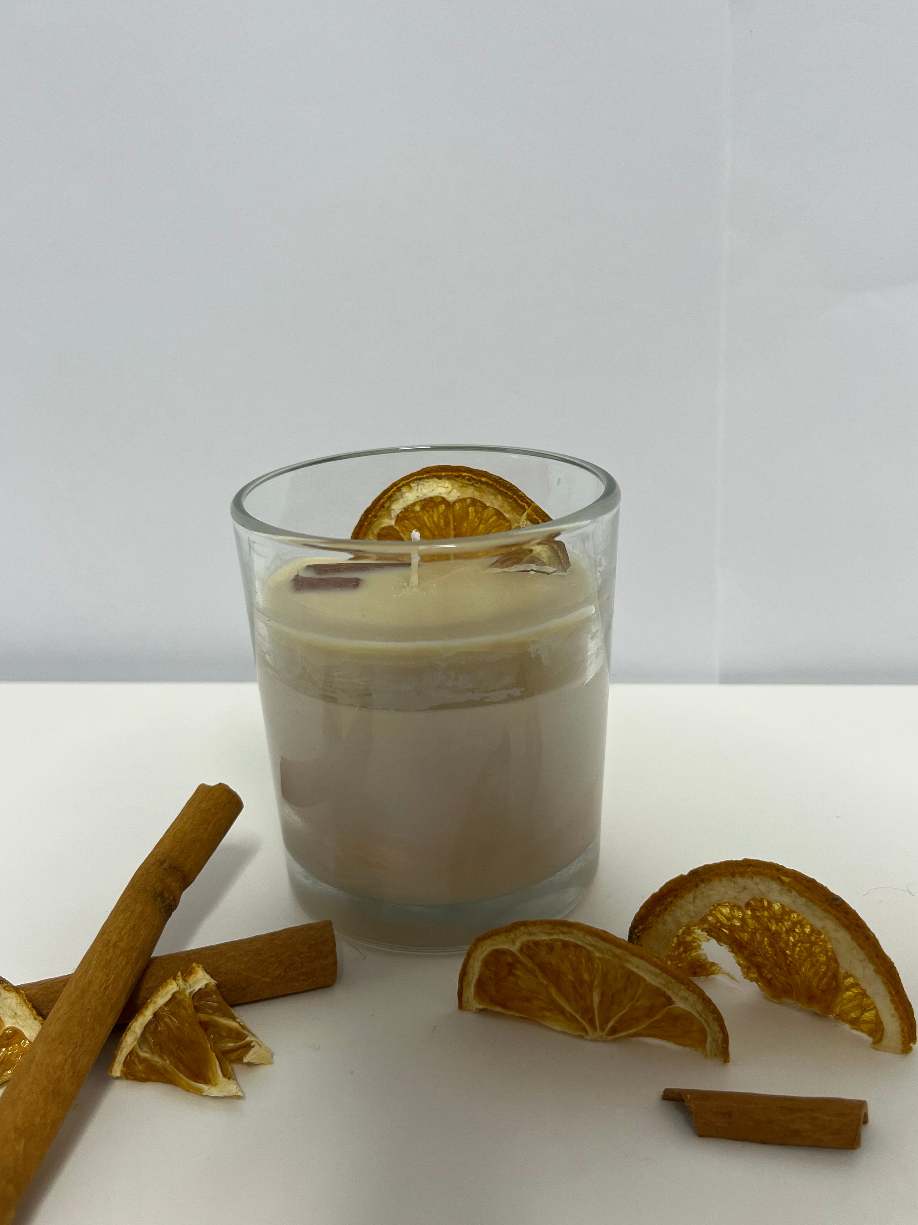 Vela aromática - canela y naranja