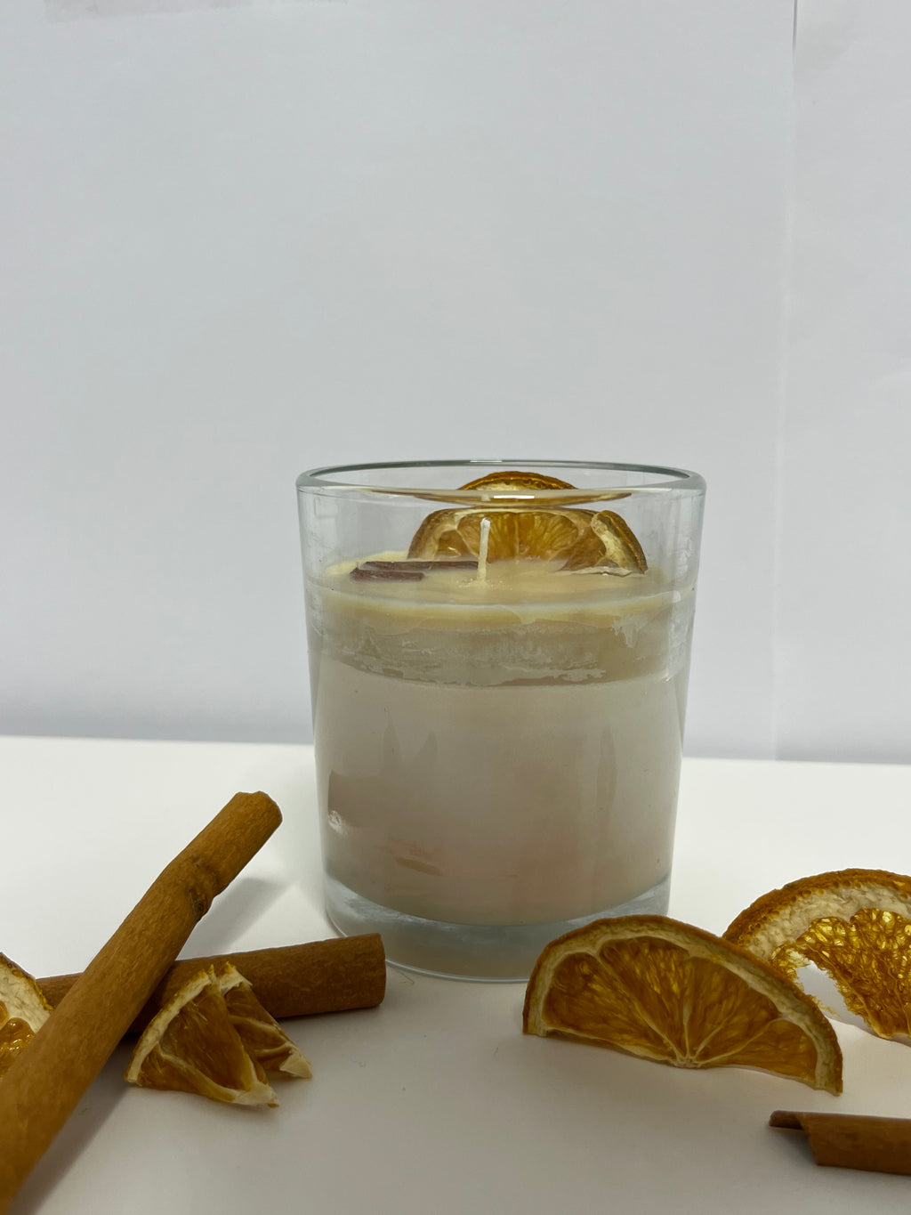 Vela aromática - canela y naranja